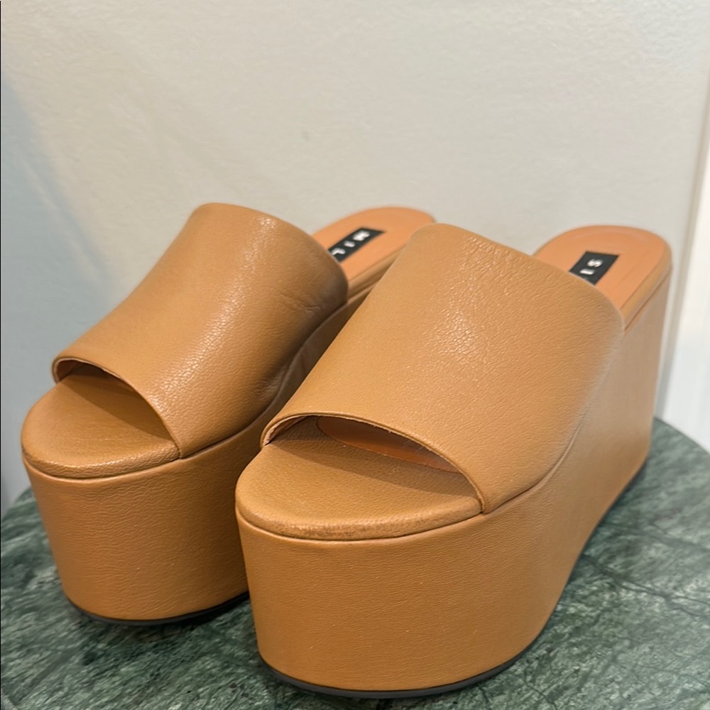 Simon Miller Tan Platform Shoes